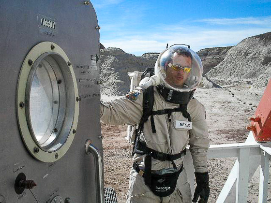 Guido Meyer auf dem "Mars" in Utah | Foto: © privat